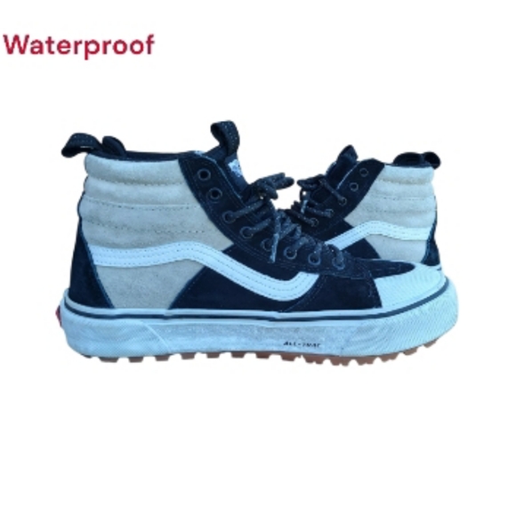 Vans Hi Sk8 MTE Utility Waterproof Tennis Shoe Sneaker Black Khaki Skate Men 8.5 - Picture 4 of 11